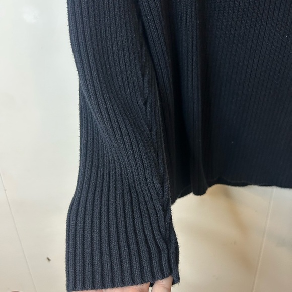 Ralph Lauren Black Label Women’s Black Sweater Shawl Collar Gold Clasp ~ Sz 1X - Picture 3 of 8